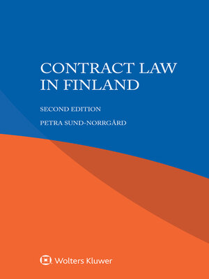 cover image of Contract Law in Finland